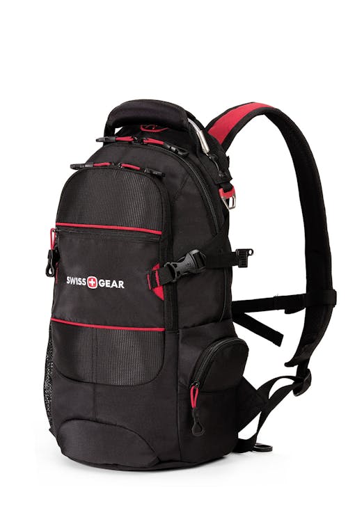 Swissgear 1651 City Pack Backpack - Black Cod/Swiss Red