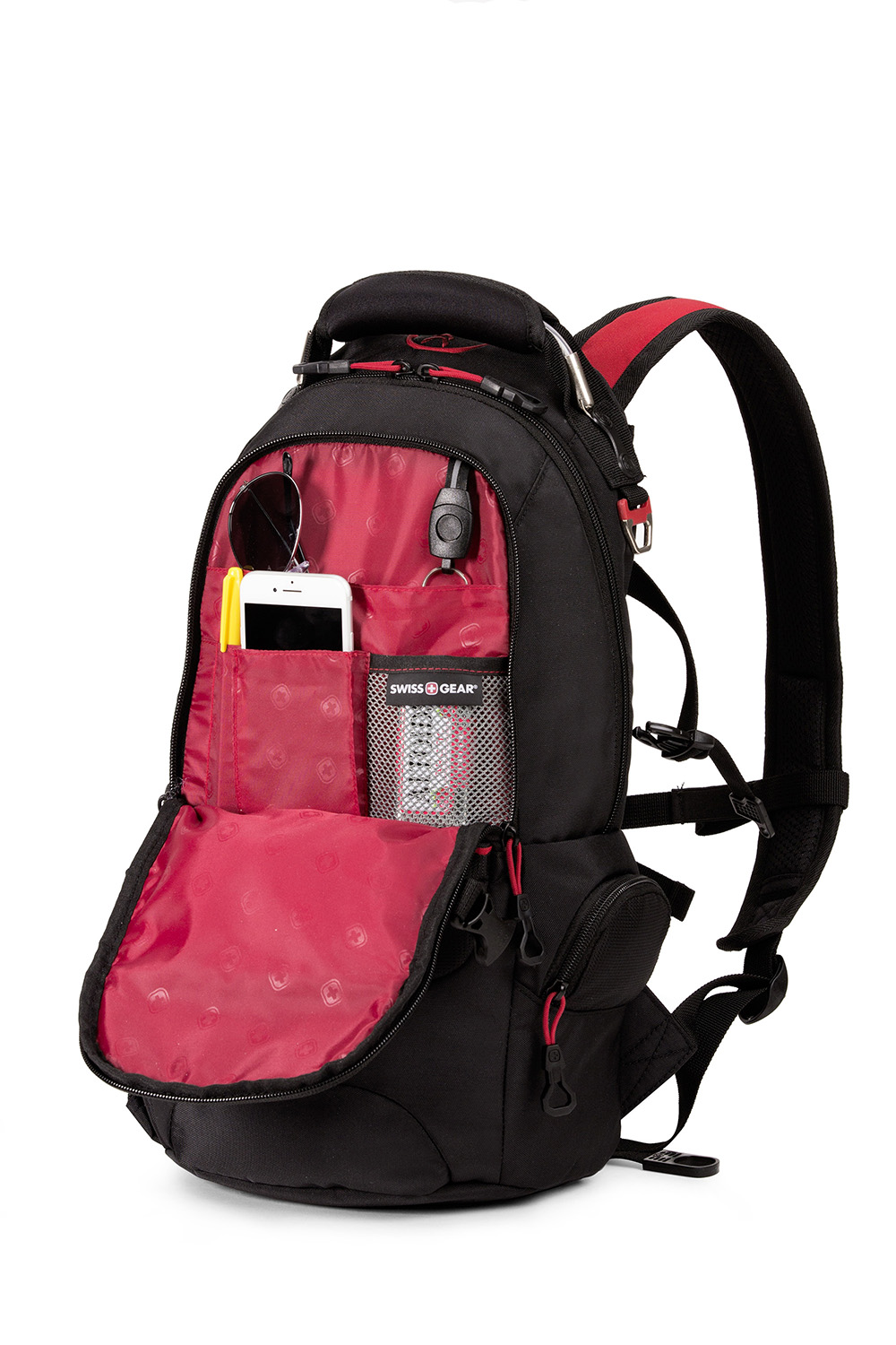 Swissgear 1651 City Pack Backpack Black Cod/Swiss Red