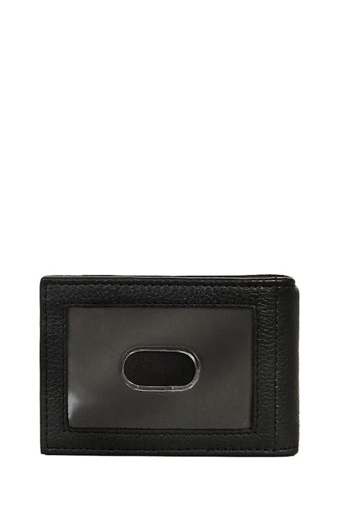 SWISSGEAR Basal Money Clip Bifold Card Wallet - Black