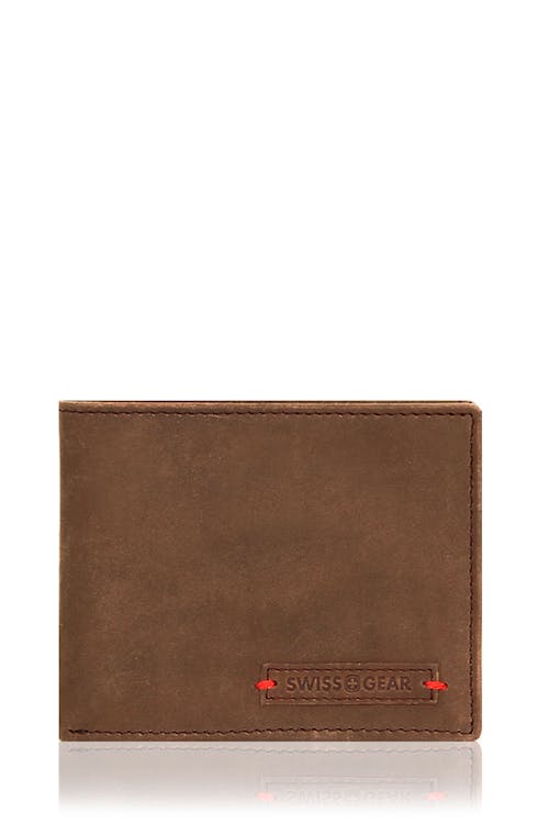 Swissgear Bifold Wallet with Removable Card Case - Brown