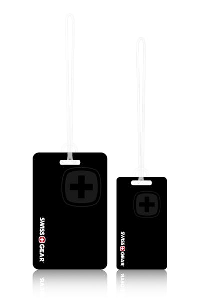 SWISSGEAR Personalized Luggage Tag Set - Black/White