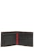 Swissgear 66117 Leather Billfold Wallet with RFID Shield and Removable ID Case - Black with Red Stitch