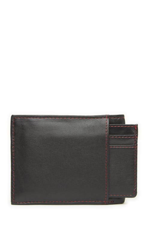 Swissgear 66152 Leather Billfold Wallet with RFID Shield and Removable ID Case Features 2 ID windows