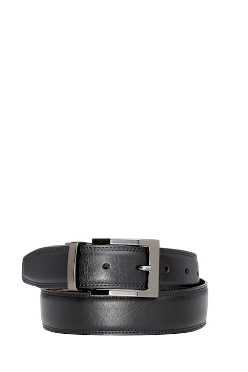 Swissgear - Ceinture réversible distinguée - 86 cm - Noir/Brun