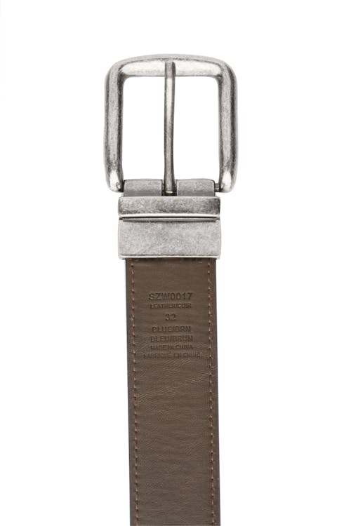 Swissgear - Ceinture réversible décontractée - Côté brun