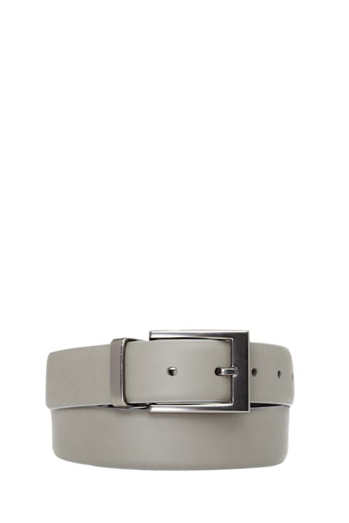 Swissgear - Ceinture réversible distinguée - 86 cm - Gris foncé / Noir