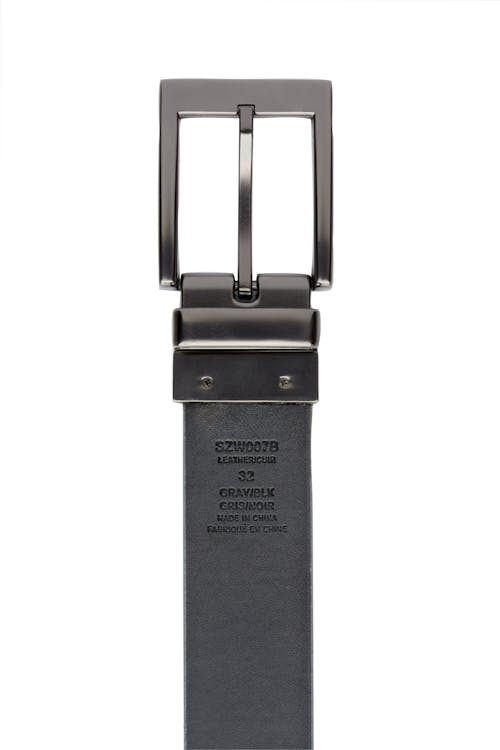 Swissgear Reversible Dress Belt - Black Side