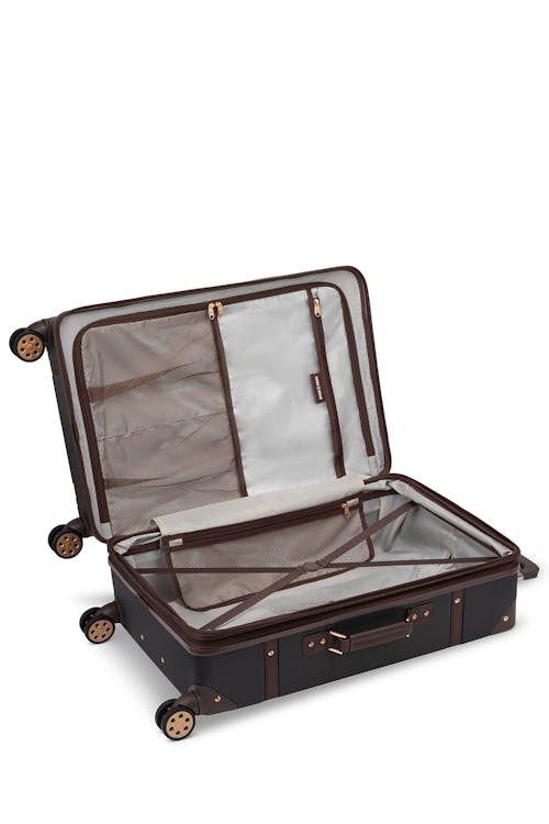 Swissgear Trunk Collection 26" Expandable Hardside Luggage - Packing space with mesh and plastic zipper pockets and elasticized tie-down straps 