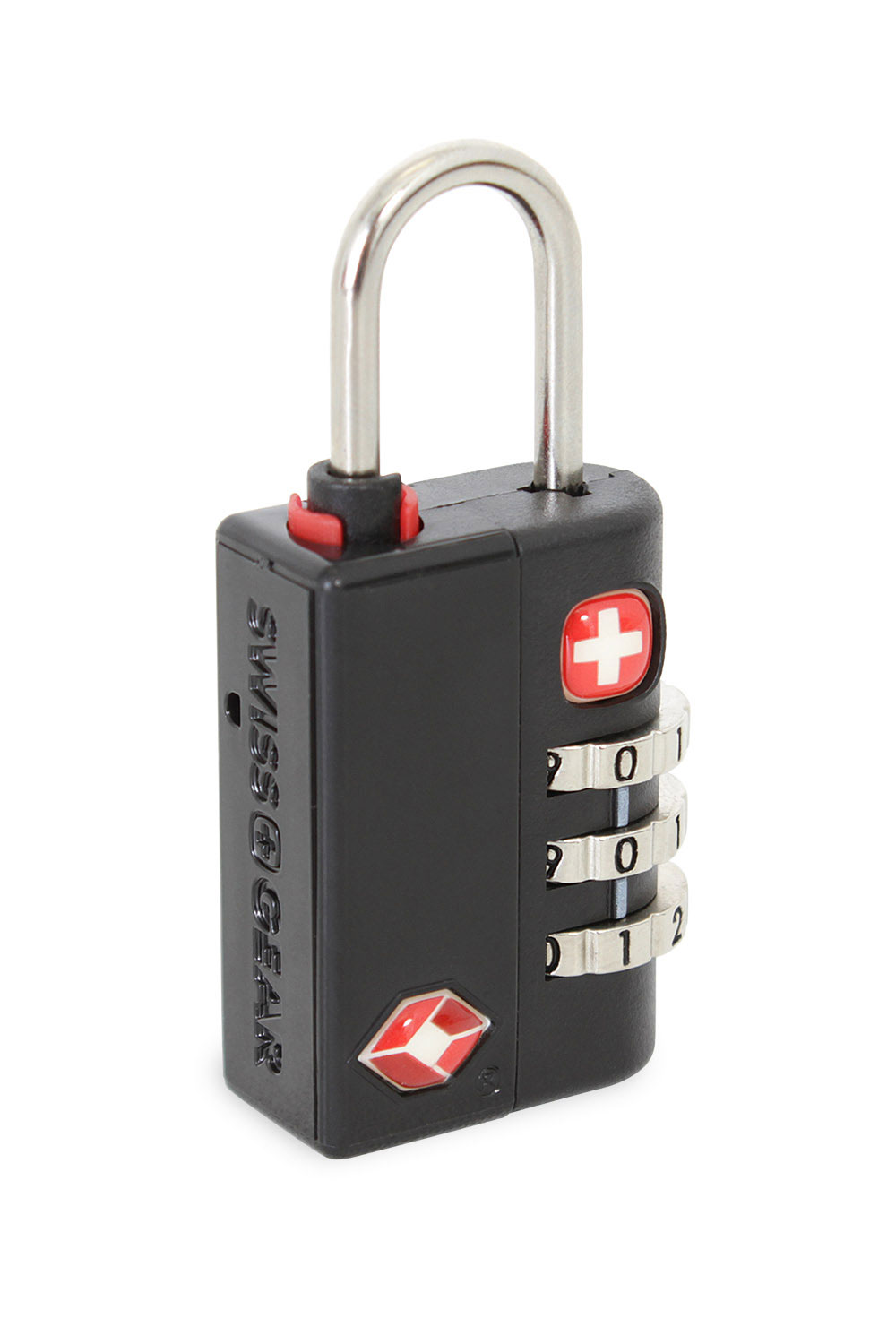 One Size Black SwissGear Key Cable Lock 