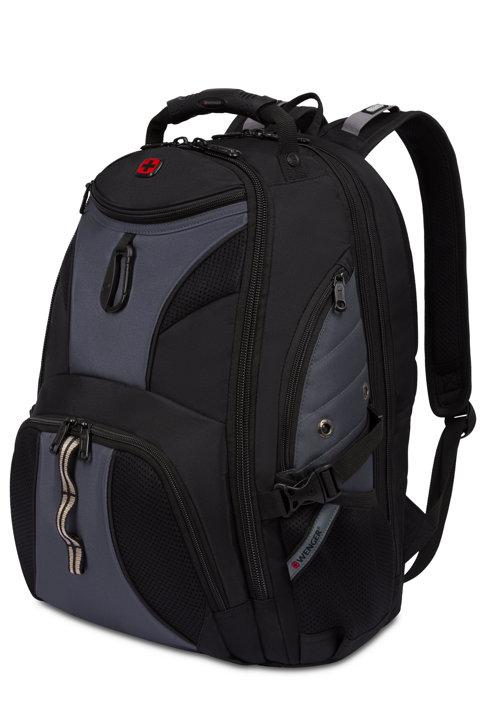 Wenger Legend ScanSmart Laptop Backpack - Black/Gray