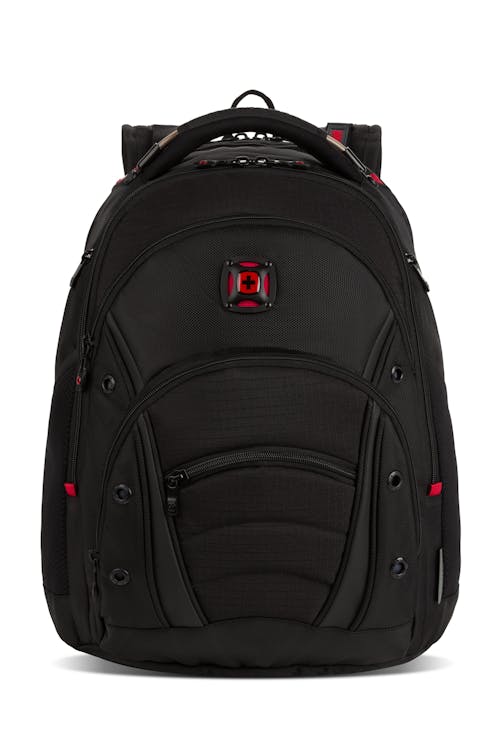 SWISS ARMY WHEELED LAPTOP BACKPACK 15.6IN BLK