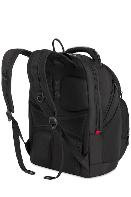 Wenger Synergy 16 inch Laptop Backpack - Black- Shock-absorbing shoulder straps for maximum comfort