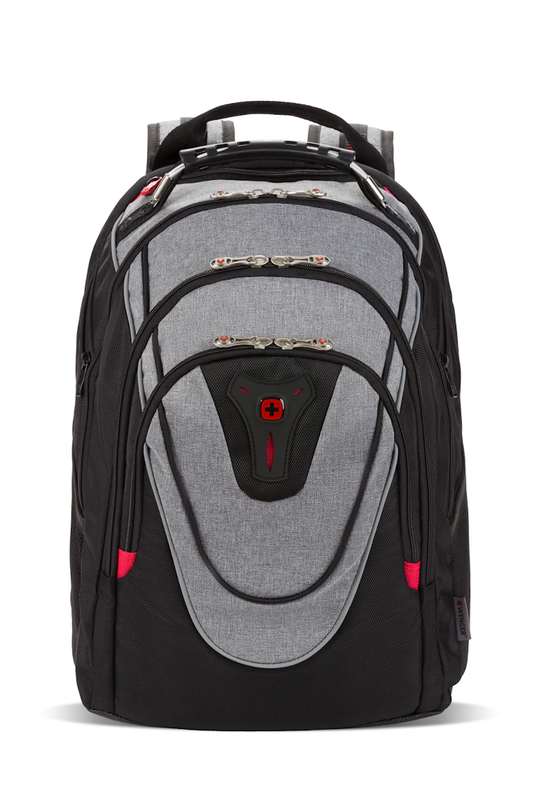 Wenger Ibex 17 inch Laptop Backpack Grey Heather/Black