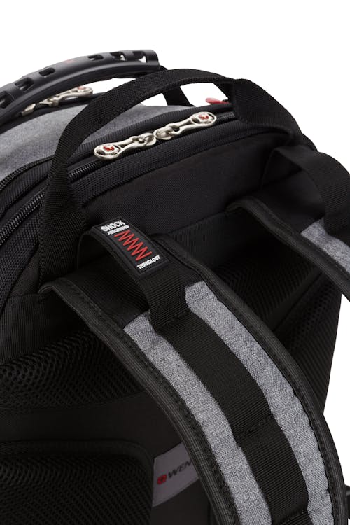 Wenger Ibex 17 inch Laptop Backpack Grey Heather/Black