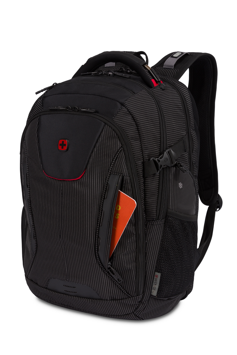 Wenger Commander USB ScanSmart Laptop Backpack Dotted Black