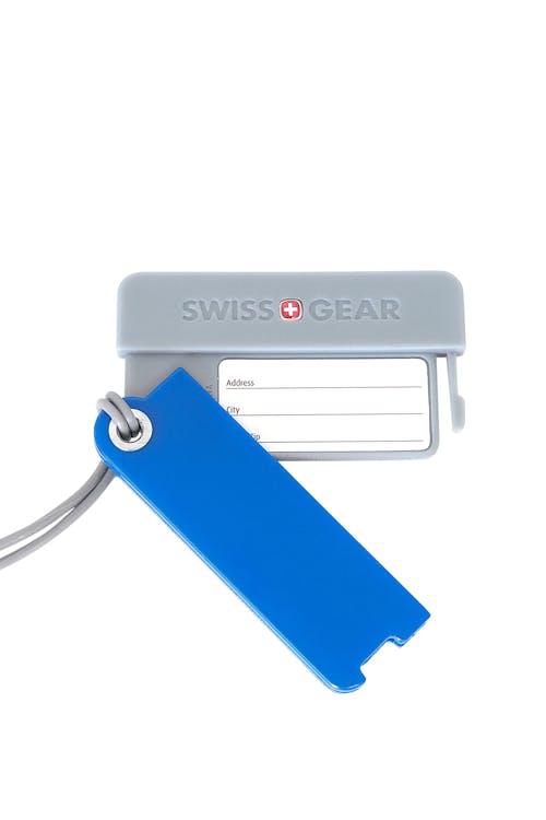 Swissgear Luggage 6-Tag Variety Pack - Assorted Colors Write-on ID panel