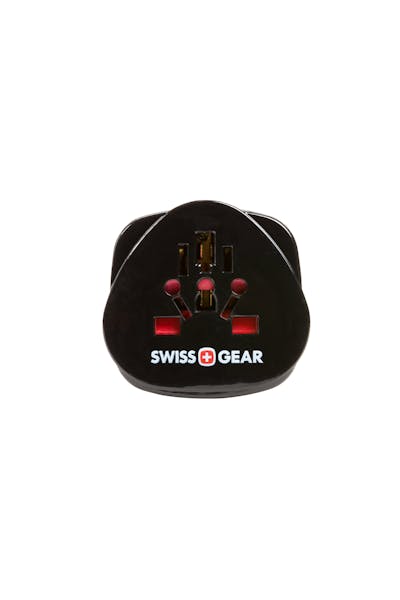 SWISSGEAR Grounded Adaptor Plug/Cont - Black