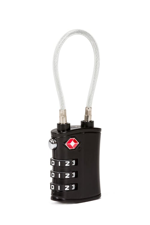 Swissgear Combination Cable Lock - Black 
